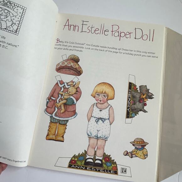 Mary Engelbreit “Something To Do for the Holidays” Coloring Activity Book - Picture 7 of 10